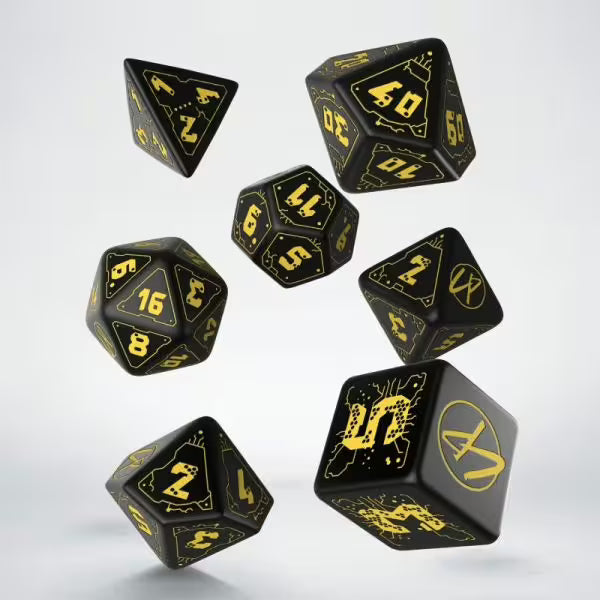 Q Workshop | Cyberpunk Red Dice Set: Wet Work