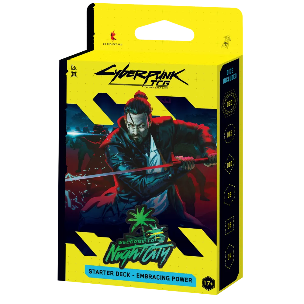 Cyberpunk TCG – Welcome To Night City – Starter Deck – Embracing Power (Presale)