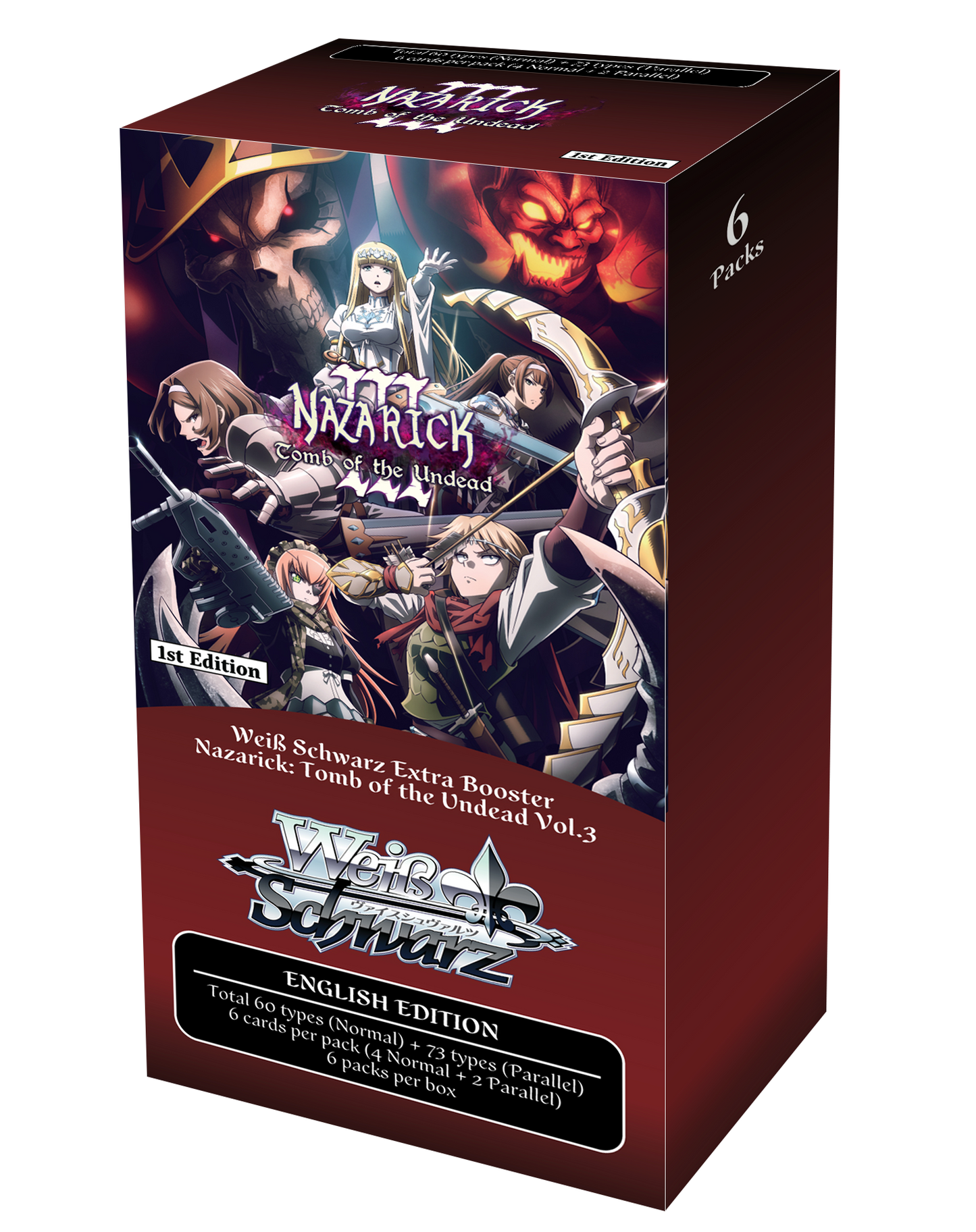 Weiß Schwarz - Nazarick: Tomb of the Undead Vol.3 Extra Booster Display (6 Packs) - EN