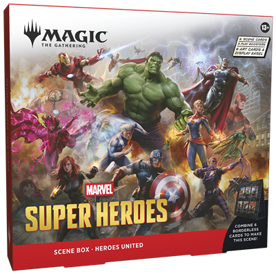 MTG - Marvel Super Heroes Scene Box Display (4 Boxes) - EN