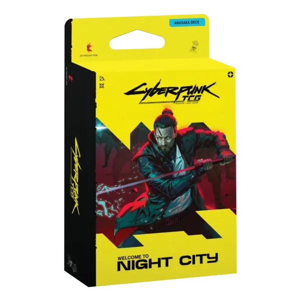 Cyberpunk TCG Welcome To Night City Starter Deck Embracing Power – Arasaka Kartenspiel