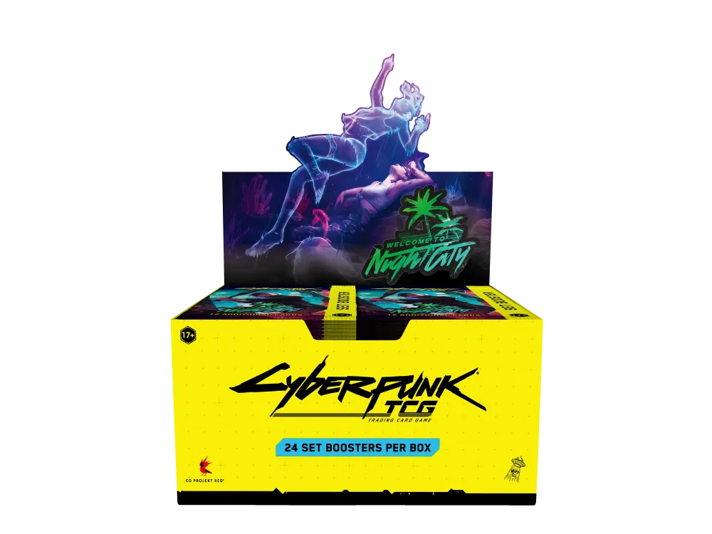 Cyberpunk TCG – Welcome To Night City – 24pc Booster Display (Presale)