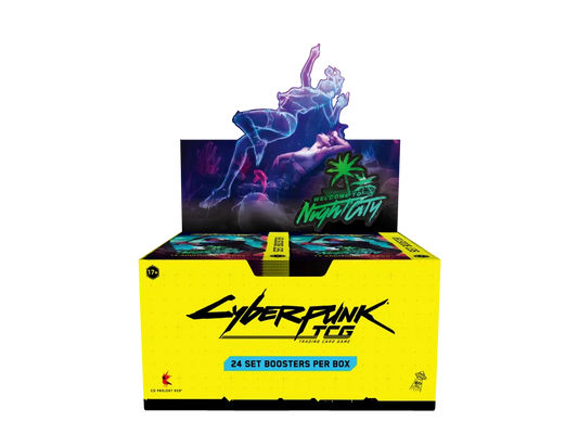 Cyberpunk TCG – Welcome To Night City – 24pc Booster Display (Presale)