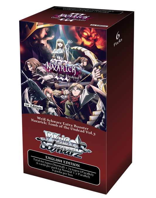 Weiß Schwarz - Nazarick: Tomb of the Undead Vol.3 Extra Booster Display (6 Packs) - EN